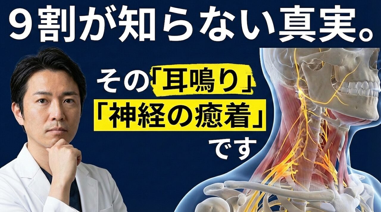 耳鳴り・耳つまりは首が原因｜胸鎖乳突筋セルフケア5選｜大阪の鍼灸院